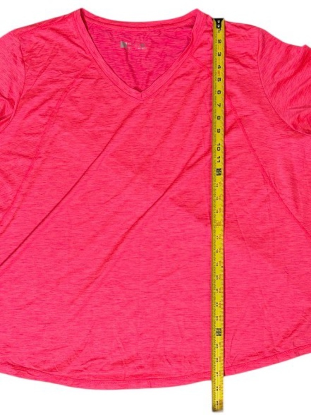 Women's Xersion V-Neck Semi Fit Work out Top - Hot Pink - Picture 5 of 6